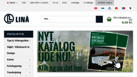 What Linaa.dk website looked like in 2018 (6 years ago)
