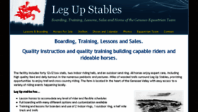 What Legupstables.org website looked like in 2018 (6 years ago)