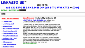 What Linkmeto.co.uk website looked like in 2018 (6 years ago)