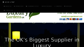What Luxurygardensuk.com website looked like in 2018 (6 years ago)