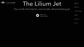 What Lilium.com website looked like in 2018 (6 years ago)