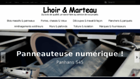 What Lhoiretmarteau.be website looked like in 2018 (6 years ago)