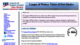 What Lwvnm.org website looked like in 2018 (6 years ago)