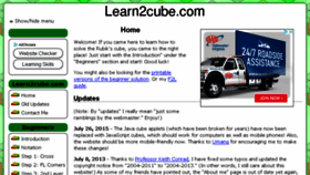What Learn2cube.com website looked like in 2018 (6 years ago)