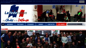 What Lafederationdefense.fr website looked like in 2018 (6 years ago)