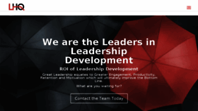 What Leadershiphq.com.au website looked like in 2018 (6 years ago)