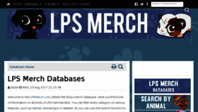 What Lpsmerch.com website looked like in 2018 (6 years ago)