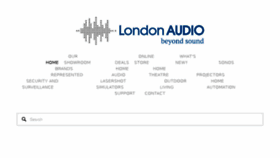 What Londonaudio.com website looked like in 2018 (6 years ago)