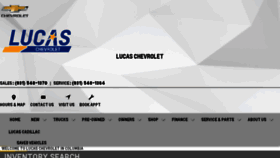 What Lucaschevrolet.com website looked like in 2018 (6 years ago)