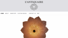 What Lantiquaire.net website looked like in 2018 (6 years ago)