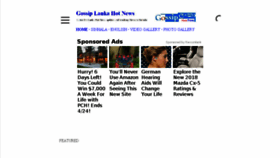 What Lankahotnews.co.uk website looked like in 2018 (6 years ago)