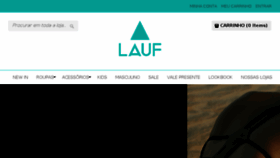What Lauf.com.br website looked like in 2018 (6 years ago)