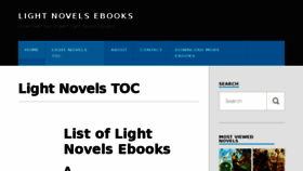 What Lightnovelsebook.wordpress.com website looked like in 2018 (6 years ago)