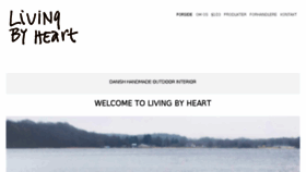 What Livingbyheart.dk website looked like in 2018 (6 years ago)