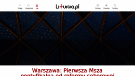 What Liturgia.pl website looked like in 2018 (6 years ago)