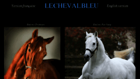What Le-cheval-bleu.com website looked like in 2018 (6 years ago)