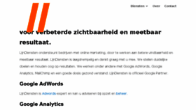 What Lijndiensten.com website looked like in 2018 (5 years ago)