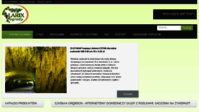 What Larixogrody.pl website looked like in 2018 (6 years ago)