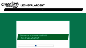 What Lechevalargent.cmonsite.fr website looked like in 2018 (6 years ago)