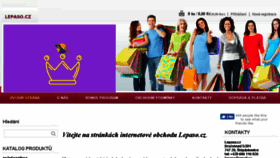 What Lepaso.cz website looked like in 2018 (6 years ago)