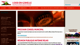 What Loos-en-gohelle.fr website looked like in 2018 (6 years ago)