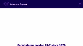 What Leicestersquare.london website looked like in 2018 (6 years ago)