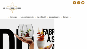 What Lecarredesdelices.com website looked like in 2018 (6 years ago)