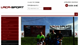 What Lacasport.cz website looked like in 2018 (5 years ago)