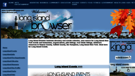 What Longislandbrowser.com website looked like in 2018 (6 years ago)