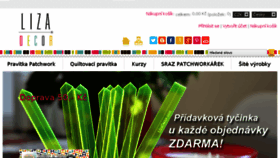 What Lizadecor.com website looked like in 2018 (5 years ago)