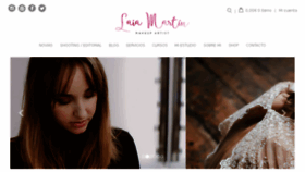 What Laiamartinmakeup.com website looked like in 2018 (8 years ago)