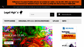 What Legalhighs.rocks website looked like in 2018 (6 years ago)