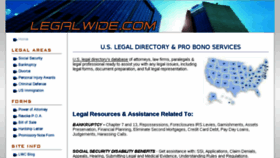 What Legalwide.com website looked like in 2018 (6 years ago)