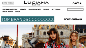 What Lucianabari.com website looked like in 2018 (5 years ago)