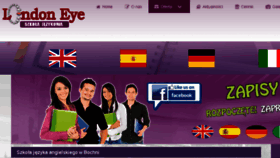 What London-eye.pl website looked like in 2018 (6 years ago)