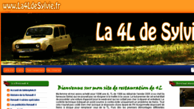 What La4ldesylvie.fr website looked like in 2018 (6 years ago)