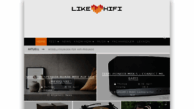What Likehifi.de website looked like in 2018 (6 years ago)