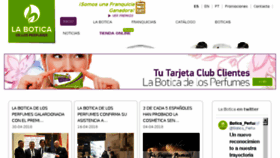What Laboticadelosperfumes.com website looked like in 2018 (6 years ago)