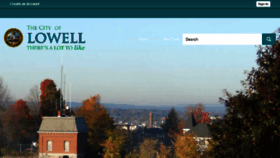 What Lowellma.gov website looked like in 2018 (6 years ago)