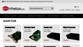 What Ledinthebox.com website looked like in 2018 (6 years ago)