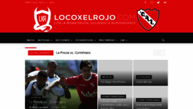 What Locoxelrojo.com.ar website looked like in 2018 (6 years ago)