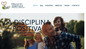 What Ladisciplinapositiva.com website looked like in 2018 (6 years ago)