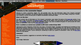 What Locomotiondepot.net website looked like in 2018 (6 years ago)