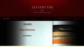 What Lescentune.com website looked like in 2018 (6 years ago)