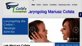 What Laryngologcofala.pl website looked like in 2018 (6 years ago)