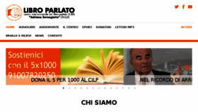 What Libroparlato.org website looked like in 2018 (6 years ago)
