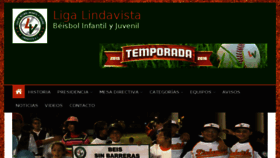 What Ligalindavista.mx website looked like in 2018 (5 years ago)