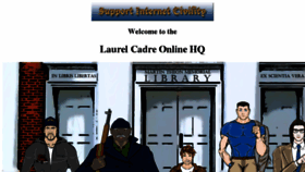 What Laurelcadre.com website looked like in 2018 (6 years ago)