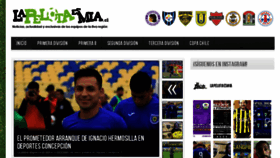 What Lapelotaesmia.cl website looked like in 2018 (7 years ago)