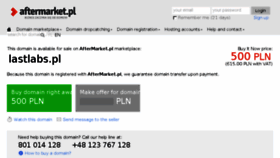 What Lastlabs.pl website looked like in 2018 (6 years ago)